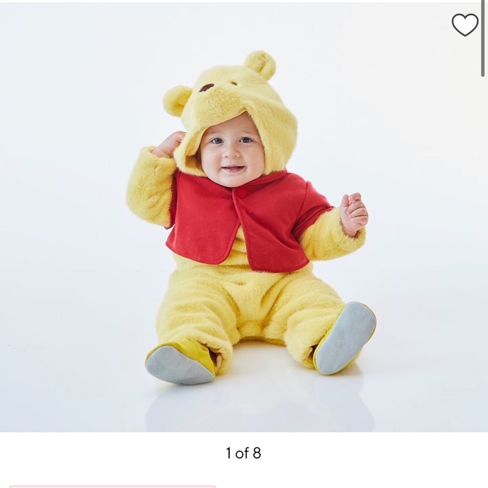 Pottery barn Winnie the Pooh baby costume